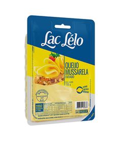QUEIJO MUSSARELA FATIADO LAC LELO 150G CX 20UN