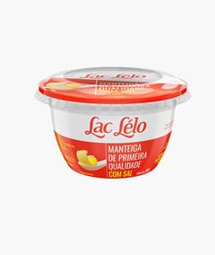 MANTEIGA PRIMEIRA QUALIDADE COM SAL LAC LELO 200G CX 12UN