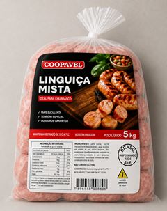 LINGUICA MISTA CONG COOPAVEL 5KG CX 10KG