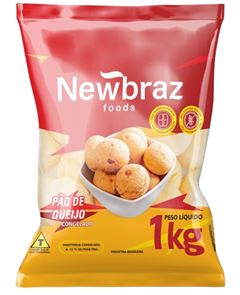 PAO DE QUEIJO CONG NEWBRAZ 60G (6X1) CX 6KG