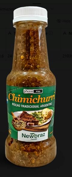 CHIMICHURRI ARGENTINO NEWBRAZ 300GR CX 12UN