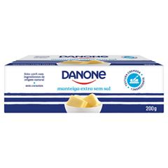 DANONE MANTEIGA 200GX1 S/ SAL TABLETE CX25