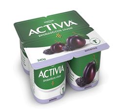 ACTIVIA 340GX4 POLPA AMEIXA CX12