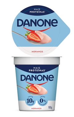 DANONE IOGURTE COM PROTEÍNA MORANGO 160GX20