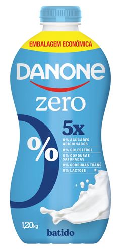 DANONE ZERO LIQUIDO BATIDO DANONE 1200G CX 8UN