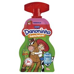 DANONINHO POUCH IOGURTE MORANGO 70G CX 20UN