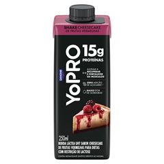 BEB LACTEA YOPRO 15G 250MLX24 CHEESECAKE FRUTAS VERMELHAS
