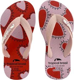 CHINELO TB INF FEM ROSE CORAÇÃO 25/26 CX 12UN