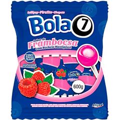 PIRULITO BOLA7 FRAMBOESA RICLAN 20X50X12G