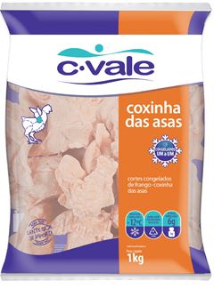 COXINHA DA ASA IQF 1KG CVALE CX 15KG