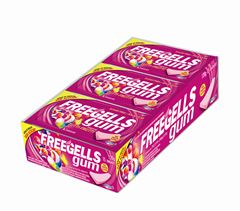 CHICLE FREEGELLS GUM TUTTI FRUTTI RICLAN 12X15UN