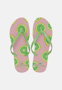 CHINELO TB FEM ESTAMP PISTACHE/ROSE  33/34 CX 12UN