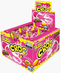 CHICLE BUZZY CROC TUTTI FRUTTI RICLAN 15X80G