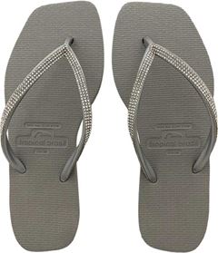 CHINELO TB FEM QUAD PRATA  37/38 CX 12UN