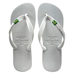 CHINELO TB MASC BRASIL BRANCO  39/40 CX 12UN