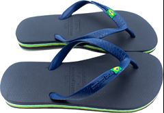 CHINELO TB MASC BRASIL MARINHO C/ FAIXA 41/42 CX 12UN