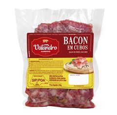 BACON EM CUBOS VALANDRO 25X250G CX 6,25KG