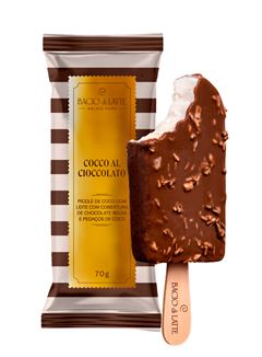 PICOLE COCCO COM COBERTURA 70G BACIO DI LATTE CX 18UN