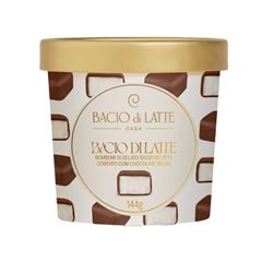 BOMBOM DE SORVETE BACIO DI LATTE 144G CX 8UN