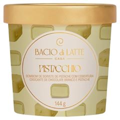 BOMBOM DE SORVETE PISTACCHIO BACIO DI LATTE 144G CX 8UN