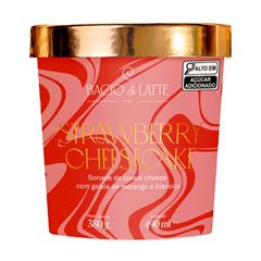 GELATO STRAWBERRY CHEESECAKE BACIO DI LATTE POTE 380G CX 8UN