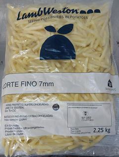 BATATA LAMB WESTON 7MM 8X2,25KG CX 18KG (MP)