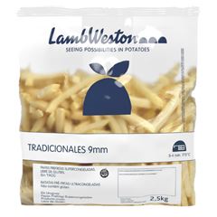 BATATA LAMB WESTON 9MM 6X2,5 KG CX 15KG