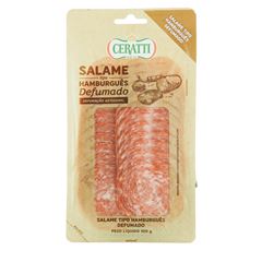 SALAME TIPO HAMBURGUES DEF FAT CERATTI 100G CX 18UN