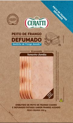 PEITO DE FRANGO DEFUMADO FAT CERATTI 100G CX 18UN