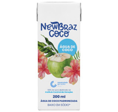 AGUA DE COCO NEWBRAZCOCO PADRONIZADA 27X200ML