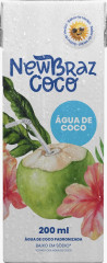 AGUA DE COCO NEWBRAZCOCO PADRONIZADA 27X200ML