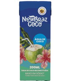 AGUA DE COCO NEWBRAZCOCO RECONSTITUIDA 27X200ML