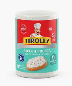 RICOTA FRESCA TIROLEZ 500G CX 6KG