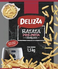 BATATA PALITO TRADICIONAL DELIZZA 10MM 1,5KG CX 12KG