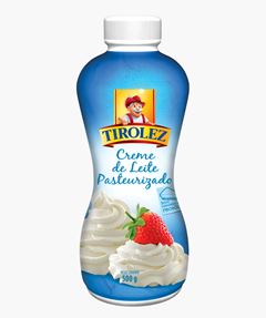 CREME DE LEITE TIROLEZ GARRAFA 500G CX 12UN