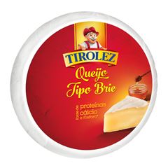 QUEIJO BRIE TIROLEZ FORMA 1KG CX 2KG