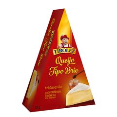 QUEIJO BRIE TRIANGULO TIROLEZ 125G CX 10UN