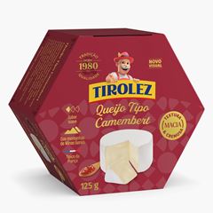 QUEIJO CAMEMBERT FRACAO TIROLEZ 125G CX 10UN