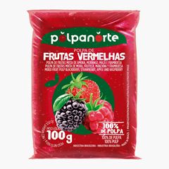 POLPA FRUTAS VERMELHAS POLPA NORTE 100G CX 120UN