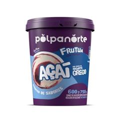 AÇAÍ COM CREME DE IOGURTE POLPA NORTE POTE 600G CX 6UN