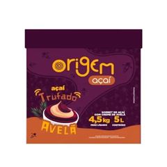 ACAI ORIGEM COM CREME DE AVELA POLPA NORTE UN 4,5KG