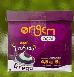 ACAI ORIGEM COM CREME DE IOGURTE POLPA NORTE UN 4,5KG