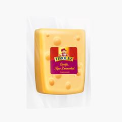QUEIJO EMMENTAL FRACAO TIROLEZ 190G CX 3,5KG