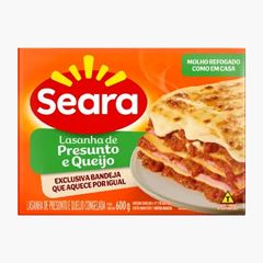 LASANHA PRESUNTO E QUEIJO SEARA 600G CX 10UN
