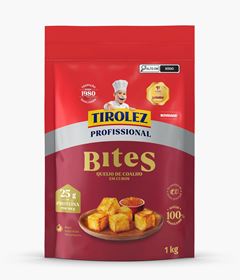 QUEIJO DE COALHO BITES TIROLEZ 1KG CX 4UN