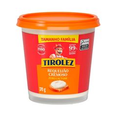 REQUEIJAO CREMOSO ZERO LAC TIROLEZ 370G CX 12UN