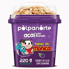 ACAI MIX TURMA DA MONICA TRADICIONAL POTE 220G CX 24UN