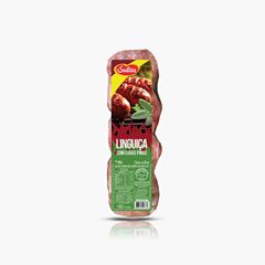 LINGUICA DE PERNIL COM ERVAS FINAS SULITA 600G CX 12KG