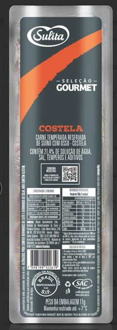COSTELA CHURRASCO SUI TEMP RESF GOURMET SULITA CX 11KG