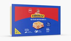 QUEIJO MUSSARELA LANCHE TIROLEZ 380G CX 9,12KG